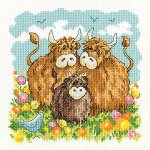 Highland Cows - Highland Cows by Karen Carter Counted Cross Stitch Chart (image for) Highland Cows - Highland Cows by Karen Carter Counted Cross Stitch Chart